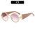 Elegante dekorative runde Rahmen-Sonnenbrille