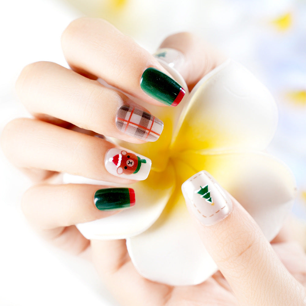 Festliches Themen-Press-On-Nagelset Brehn