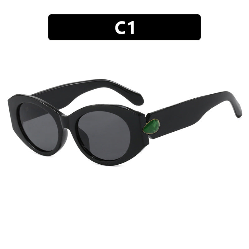 Damen elegante Sonnenbrille mit stilvollen Konturen Brehn