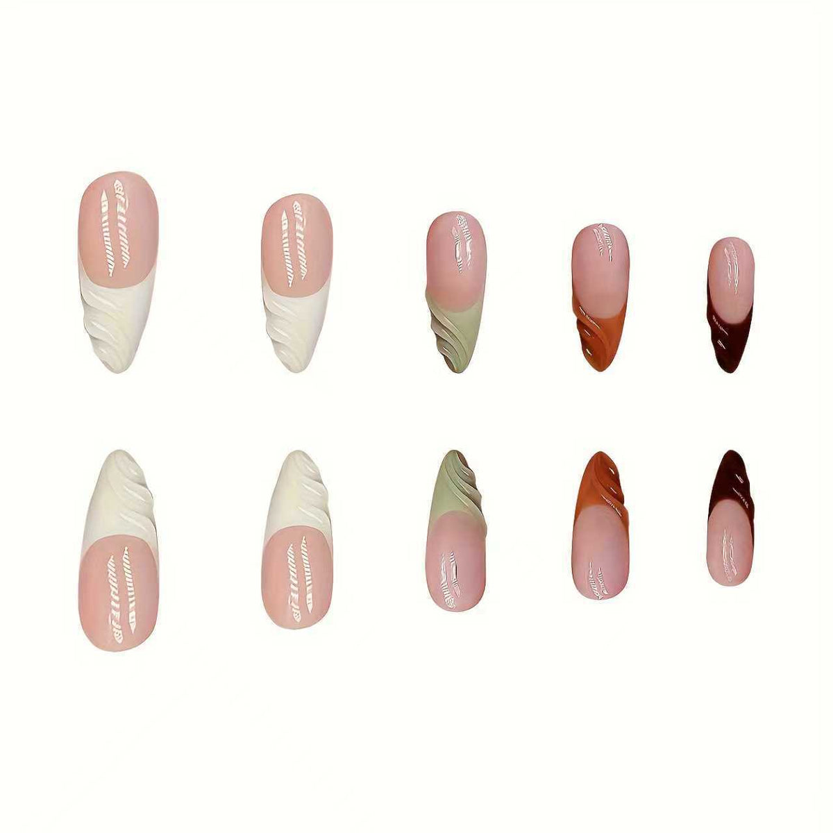 Künstlerische Gradient Nagelverbesserungen Brehn