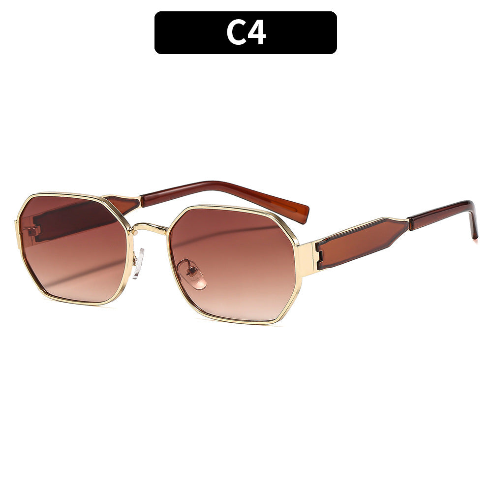 Stylische hexagonale Rahmen-Sonnenbrille