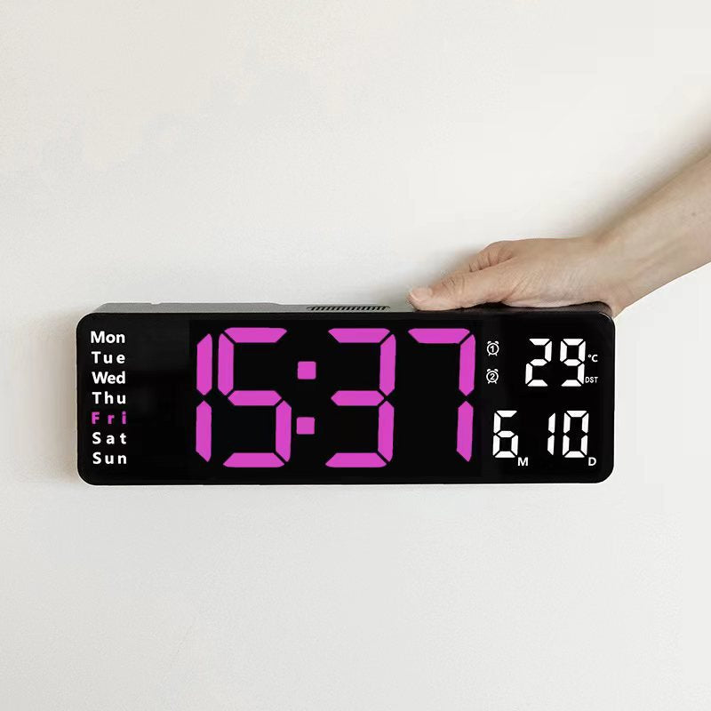 Digitale Wanduhr Brehn