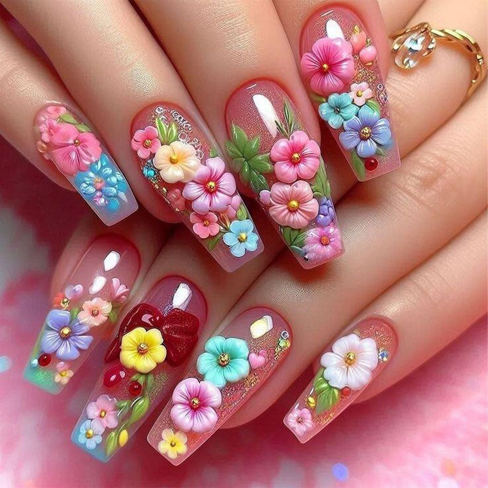 Kunstvolle 3D Nagelkunst Brehn