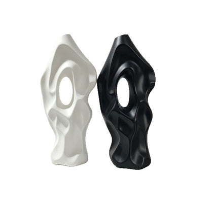 Skulpturale abstrakte dekorative Vase Brehn