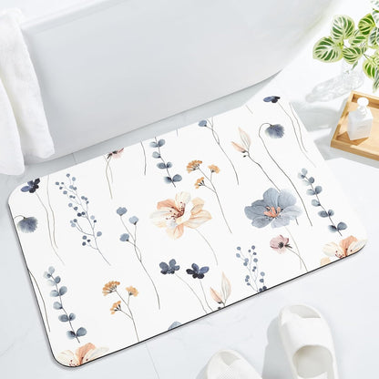 Florales Muster Badezimmermatte