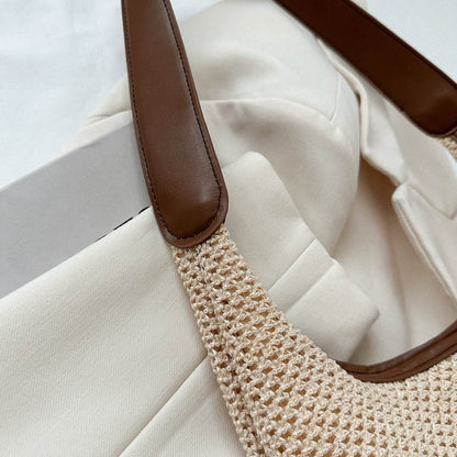 Elegante Geflochtene Markt-Tasche
