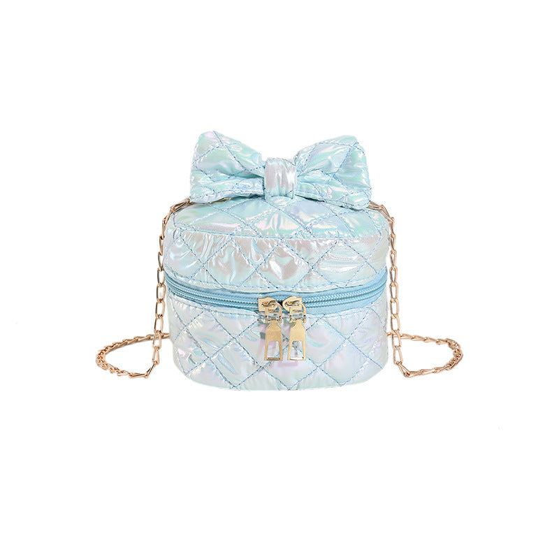 Gepolsterte Mini-Handtasche mit Schleifendetail