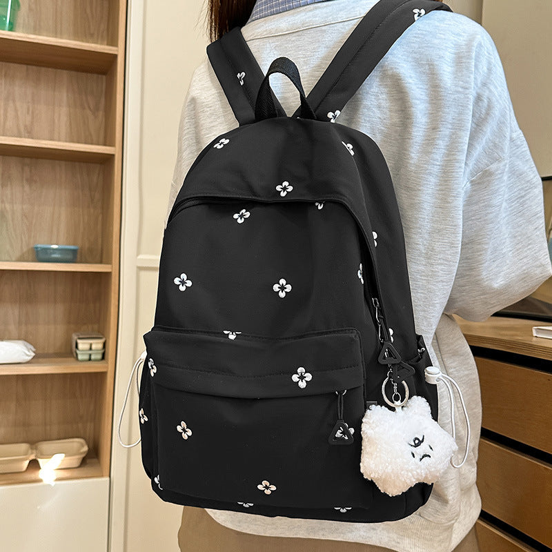 Frauen bestickter Alltags-Rucksack Brehn