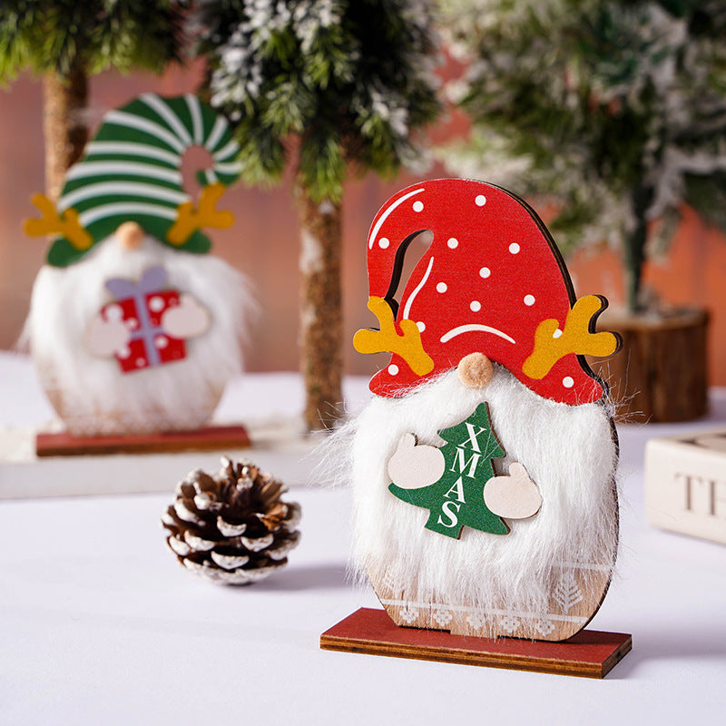 Weihnachtsmann Dekofigur im rustikalen Design Brehn
