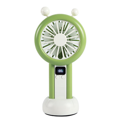 Unisex Tragbarer USB Tischventilator mit digitaler Geschwindigkeitsanzeige Brehn