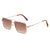 Elegante Übergroße Quadratische Rahmen Sonnenbrille Brehn