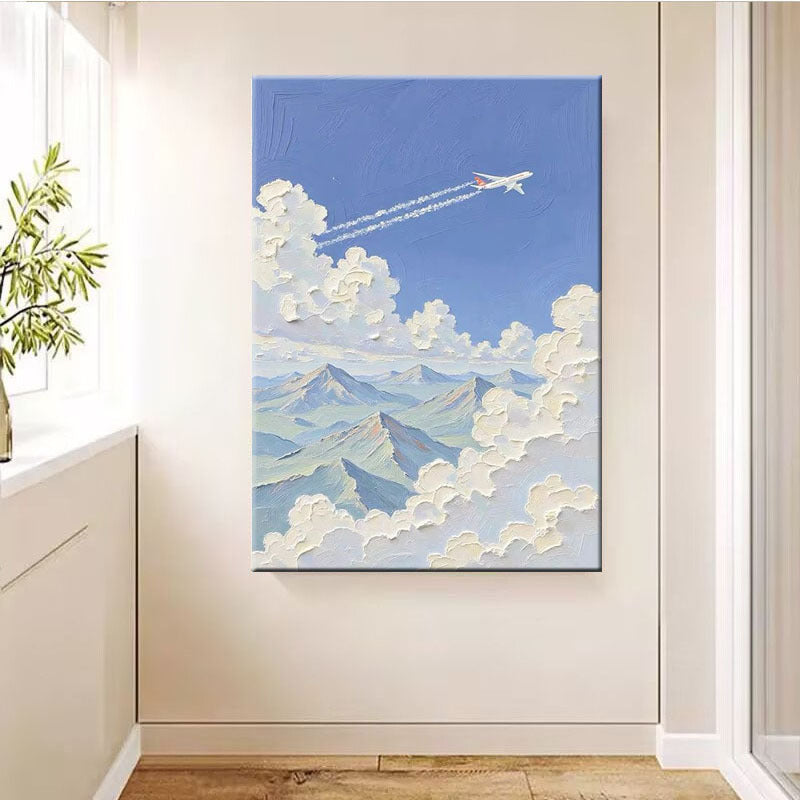 Szenen Himmel und Berge Kunstwerk
