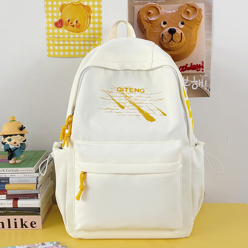 Stylischer Grafik-Schulrucksack