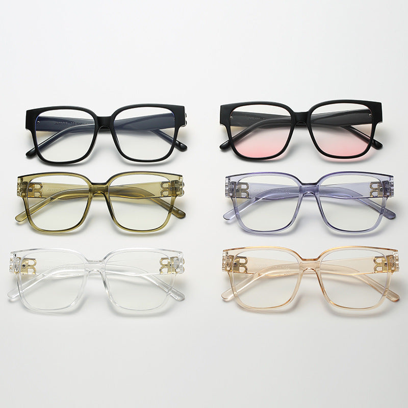 Damen modische quadratische Sonnenbrille mit elegantem Logo Brehn