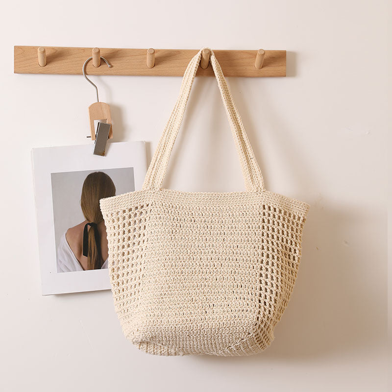 Damen Handgeknüpfte Einkaufs- und Strandtasche Brehn