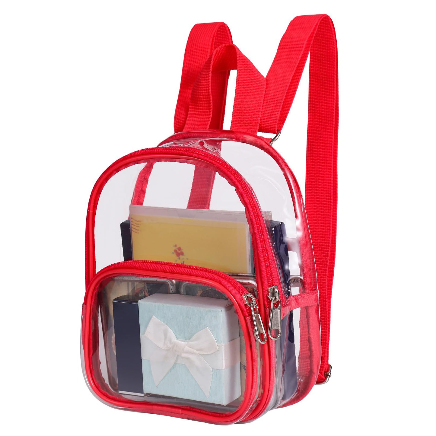 Unisex durchsichtiger Rucksack mit mehreren Fächern Brehn
