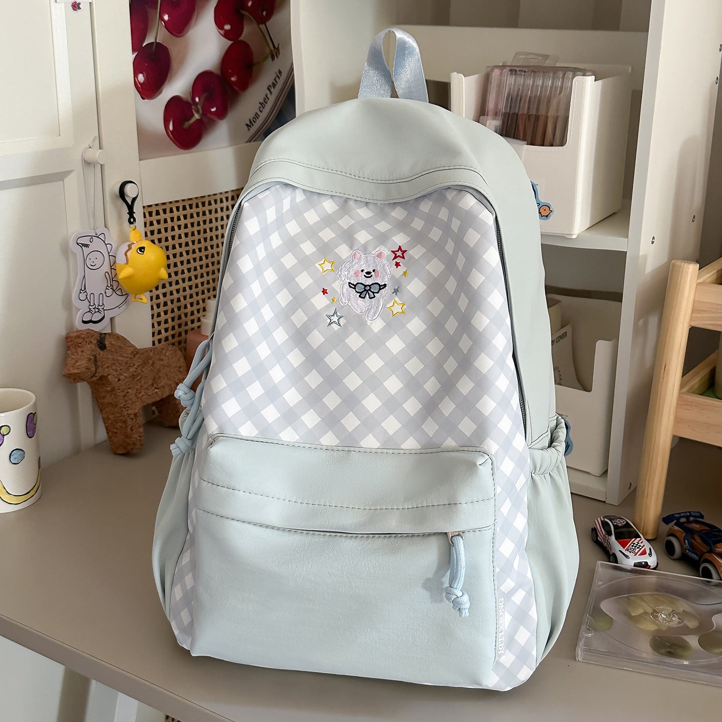 Spaß gemusterter Schulrucksack