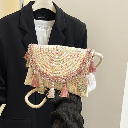Bohemian Gewobene Clutch-Tasche Brehn