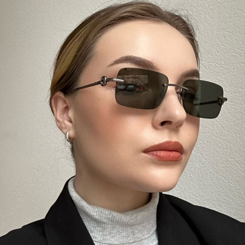 Damen modische geometrische Brille Brehn