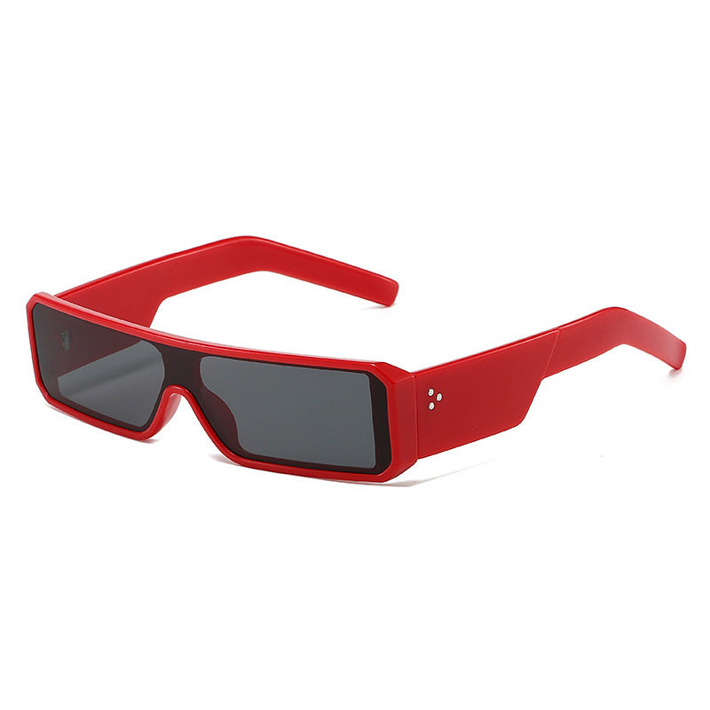 Herren Bold Geometric Shield Sonnenbrille Brehn
