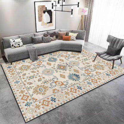 Vintage Floral Patterned Area Rug Brehn