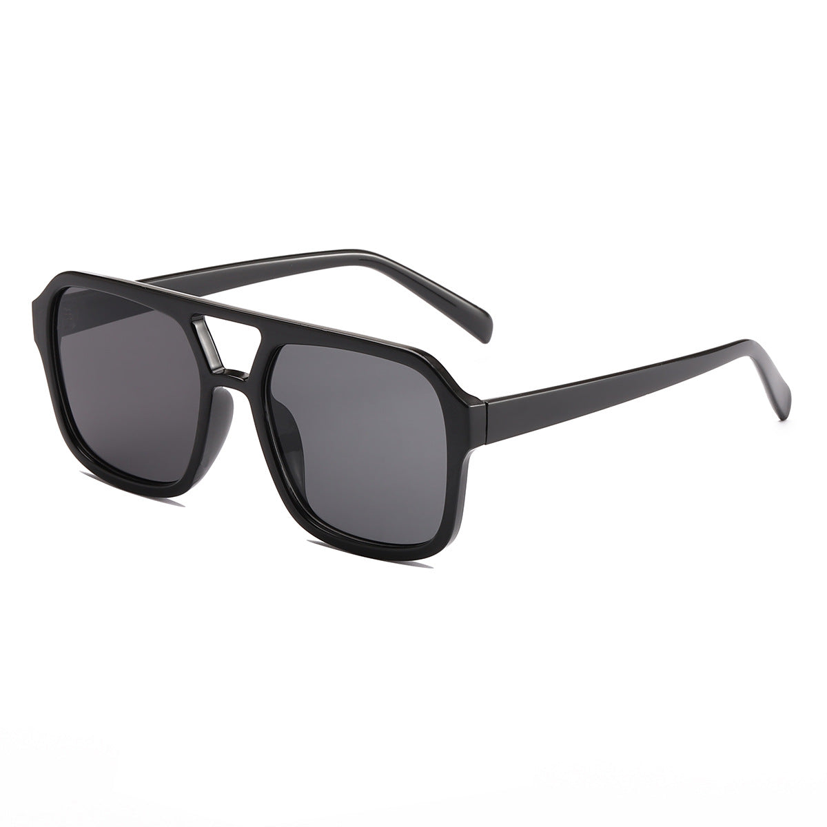 Damen elegante quadratische Sonnenbrille mit stilvollem Muster Brehn