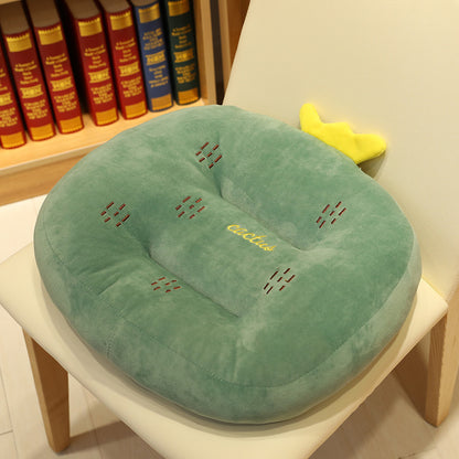 Plüsch-Sitzkissen mit viskoelastischer Füllung und niedlichem Erdbeer-Design