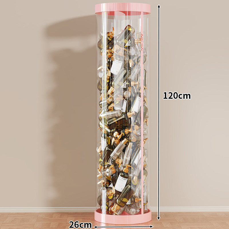 Hohe klare acryl vertikale Display-Zylinder für Mini-Parfüm- & Probeflaschen-Sammlung