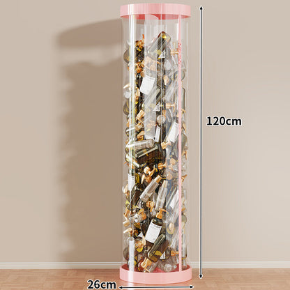Hohe klare acryl vertikale Display-Zylinder für Mini-Parfüm- & Probeflaschen-Sammlung