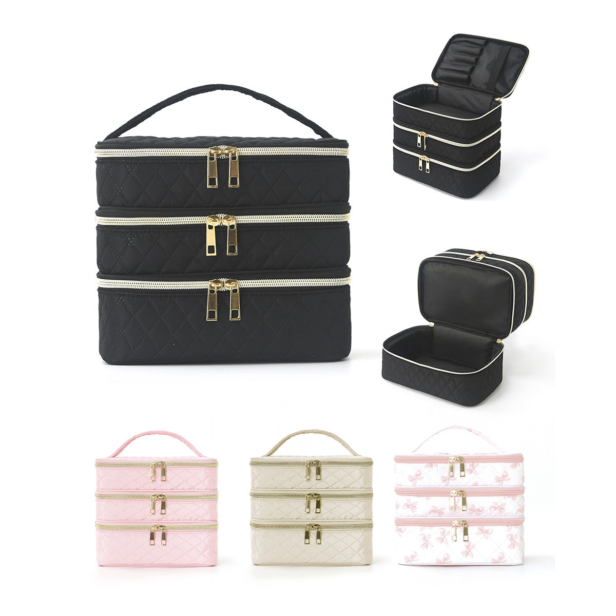 Kosmetik-Organizer Tasche mit Mehreren Fächern Brehn