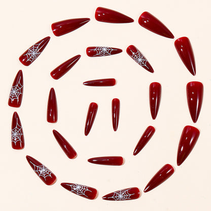 Halloween-Themen Stiletto Nagelkunst Extensions Brehn