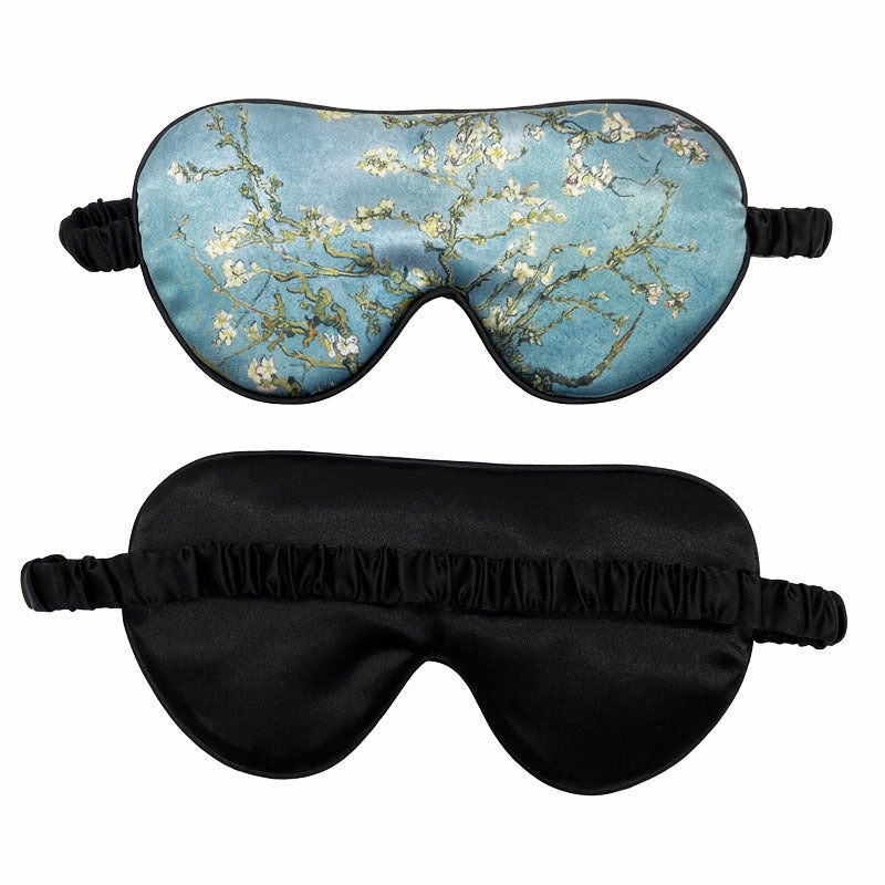 Unisex nan weiche ergonomische Schlafmaske mit konturierter Augenpartie und verstellbarem Elastikband Brehn