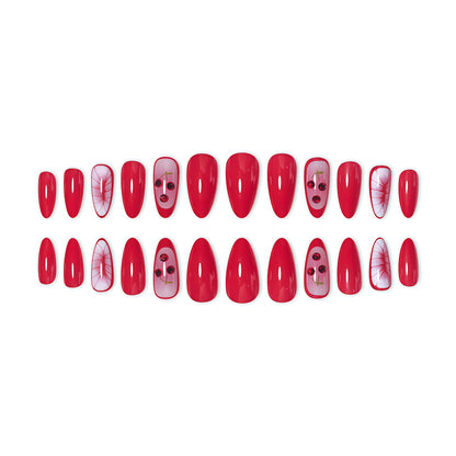 Kreative Cherry Nagelkunst Verlängerungen Brehn