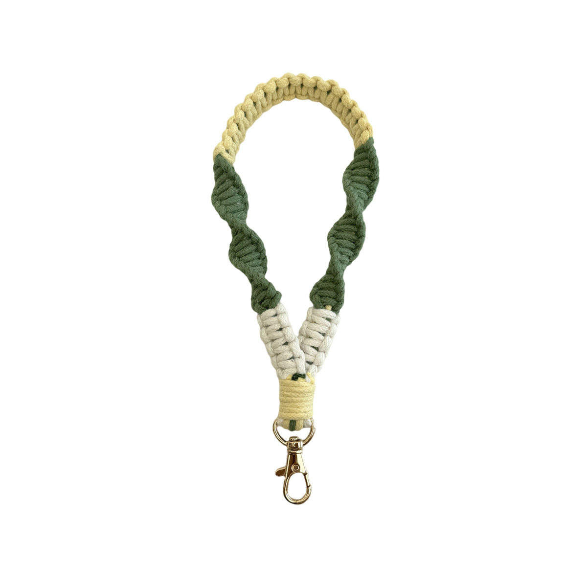 Texturiertes Macramee-Schlüsselanhänger-Halter Brehn