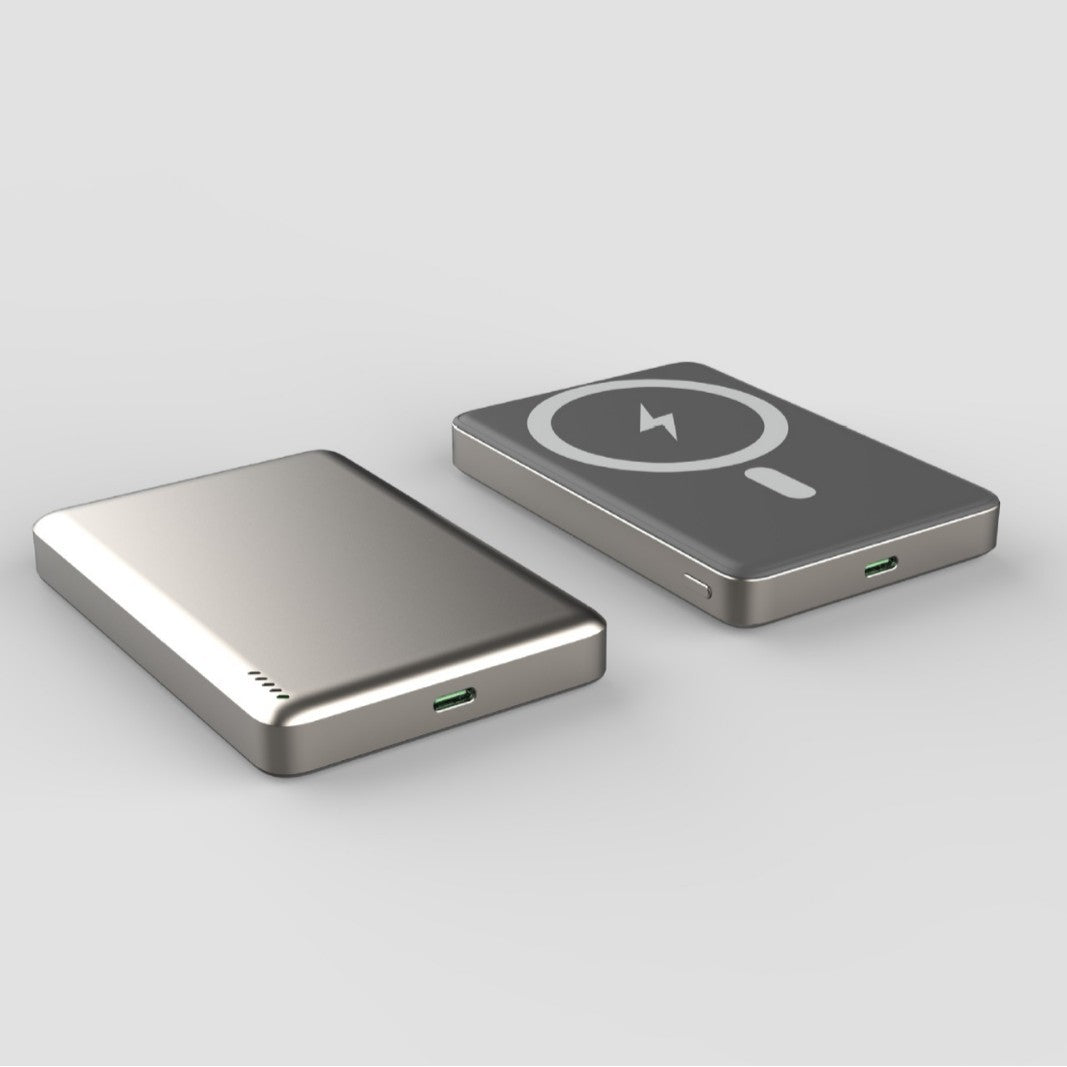 Tragbare Powerbank mit Kabelloser Ladefunktion und Intelligenter Ladetechnologie Brehn