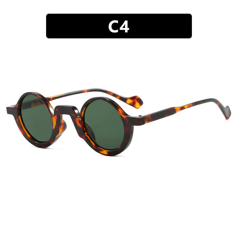 Damen runde Sonnenbrille mit innovativem Design und UV-Schutz Brehn