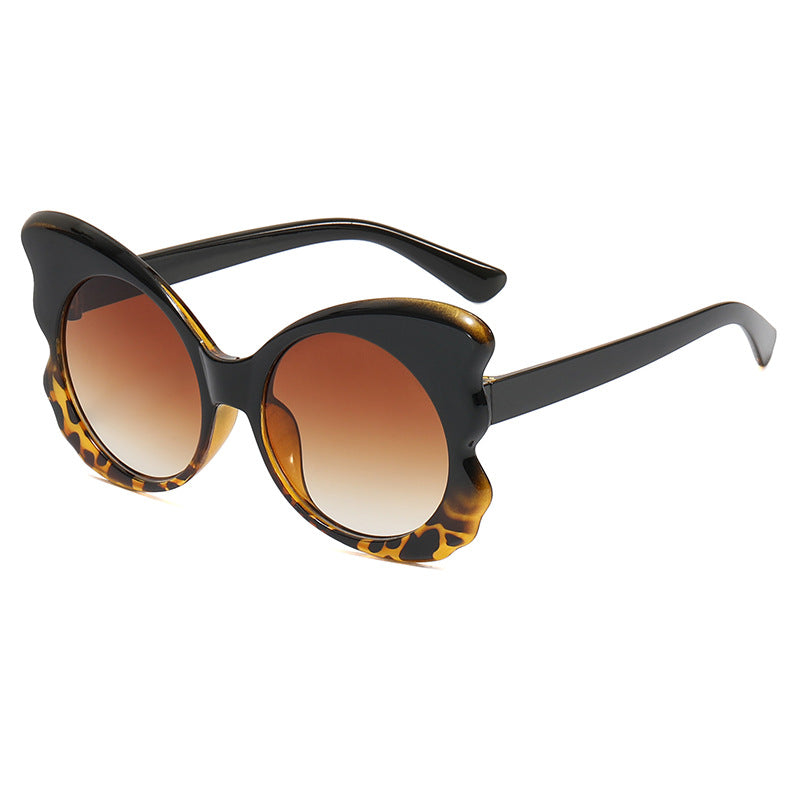 Funky Übergroße Katze-Augen Sonnenbrille