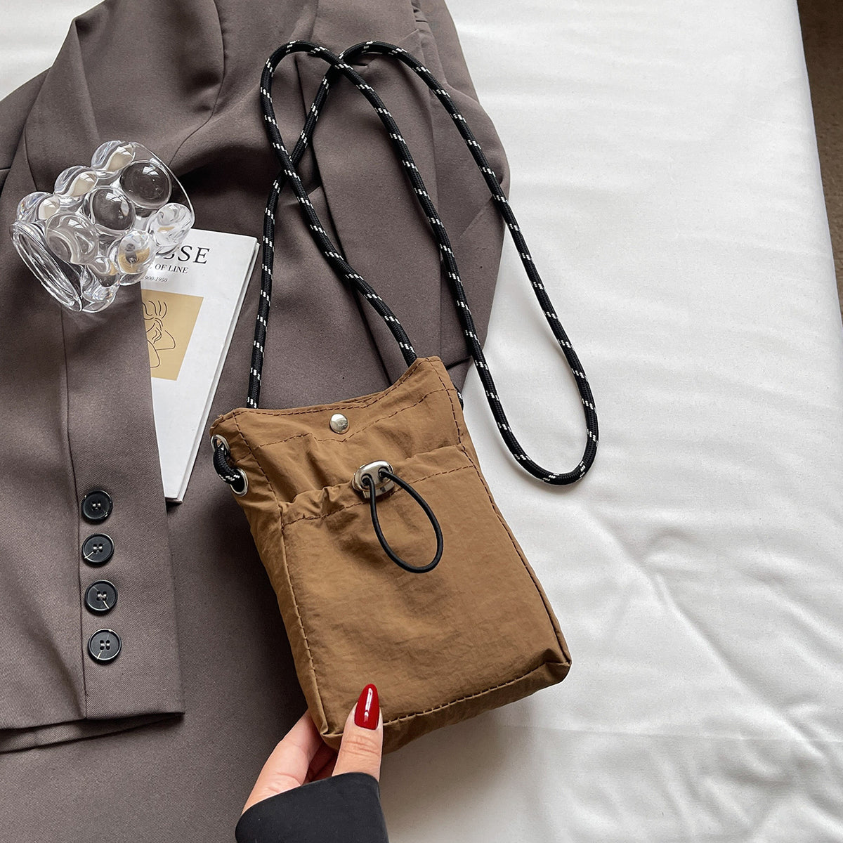 Kompakte Sling Crossbody-Tasche
