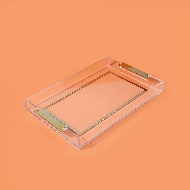 Elegantes Acryl Dekoratives Serviertablett