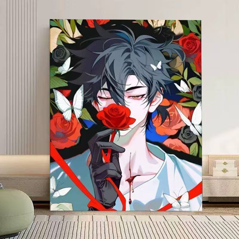 Künstlerischer Anime-inspirierter Wandkunstdruck Brehn