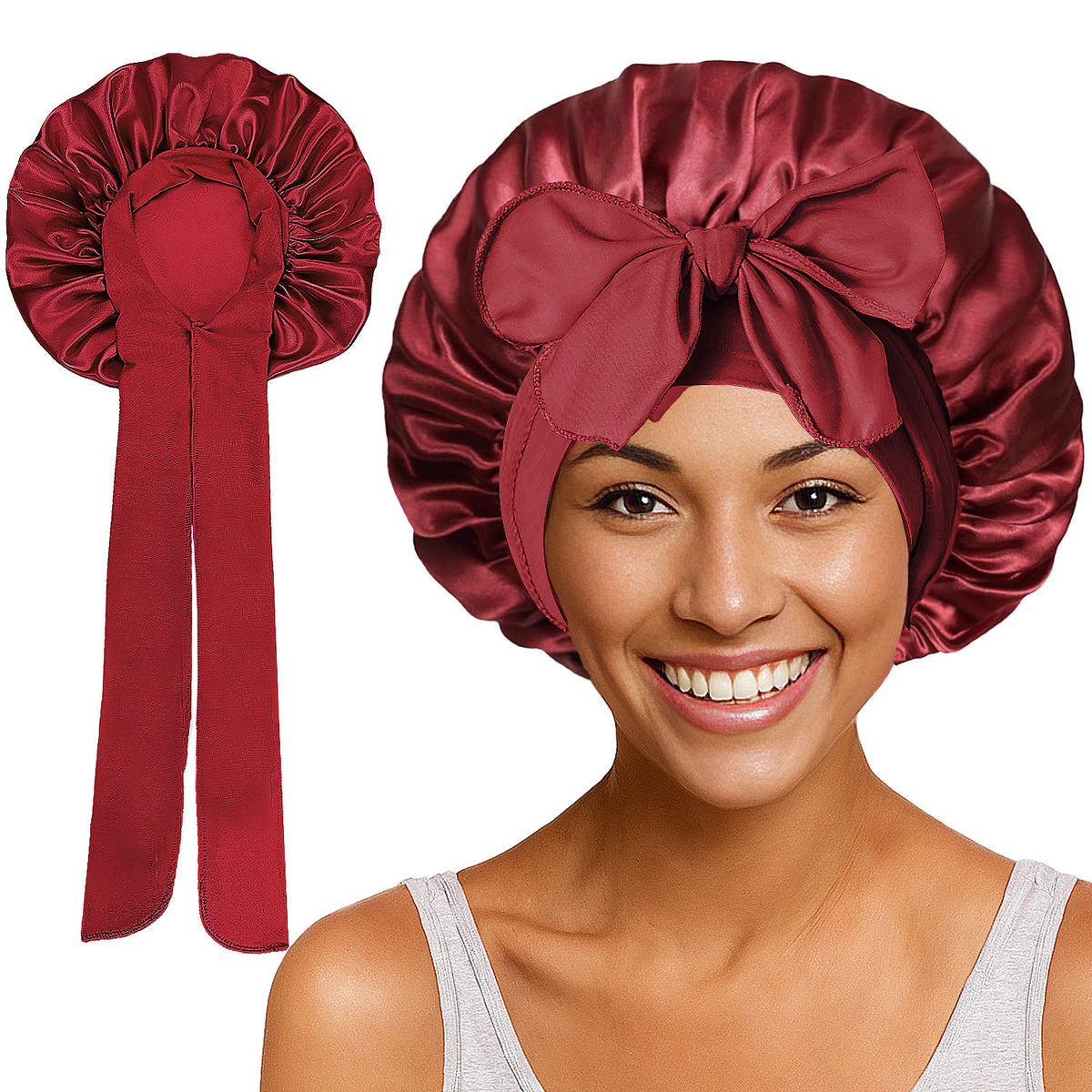Satin Hair Haube