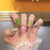 Designer Floral Acryl Press-On Nagelset Brehn