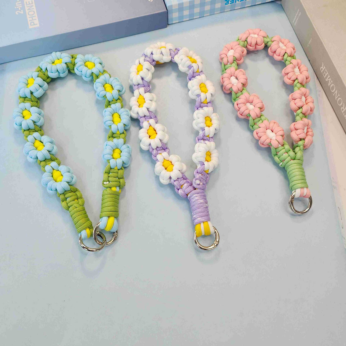 Florales Muster Dekorativer Schlüsselanhänger Halter Brehn