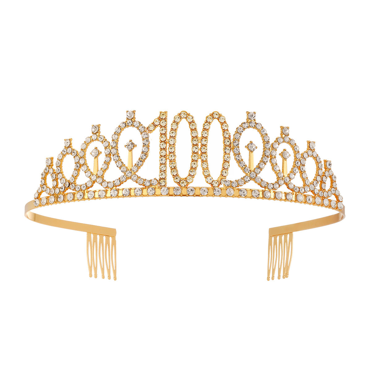 Damen Kristallverzierte Tiara mit elegantem Design Brehn