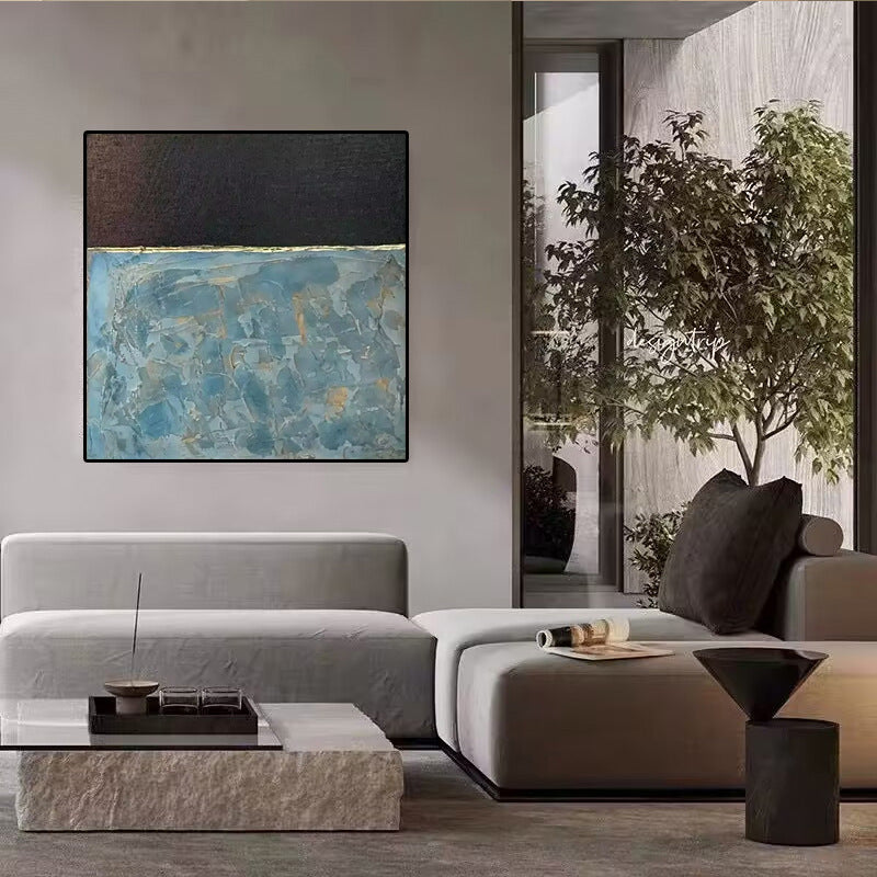 Zeitgenössische Texturierte Wandkunst