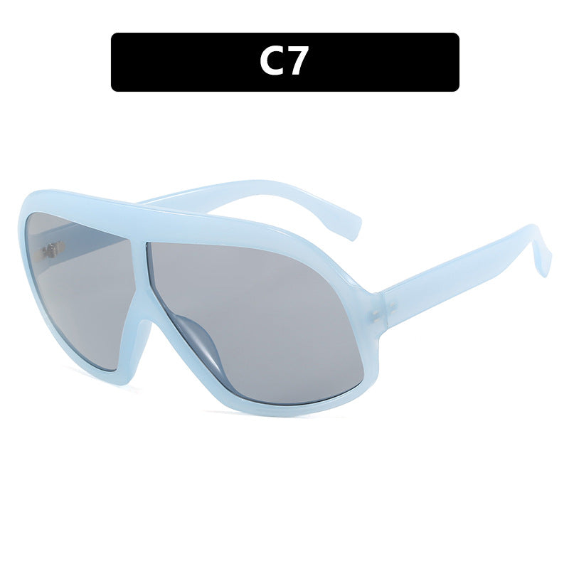 Damen modische Sport-Sonnenbrille im futuristischen Design Brehn