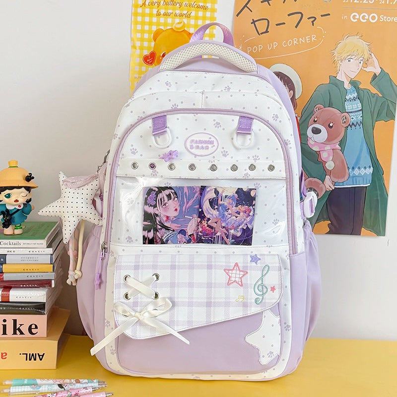 Stylische Grafikdesign-Schulrucksack Brehn