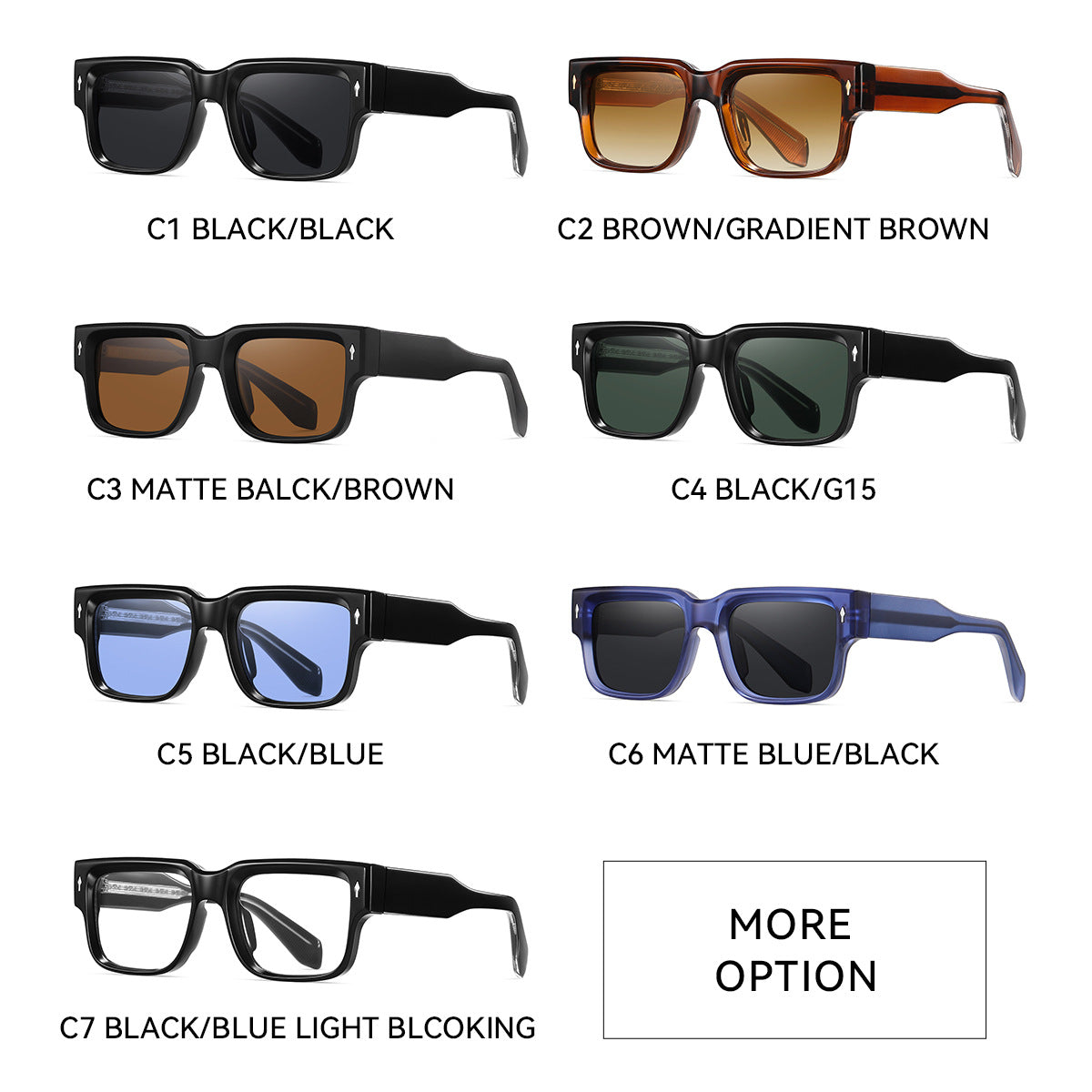 Damen Sonnenbrille im modernen, kantigen Design Brehn