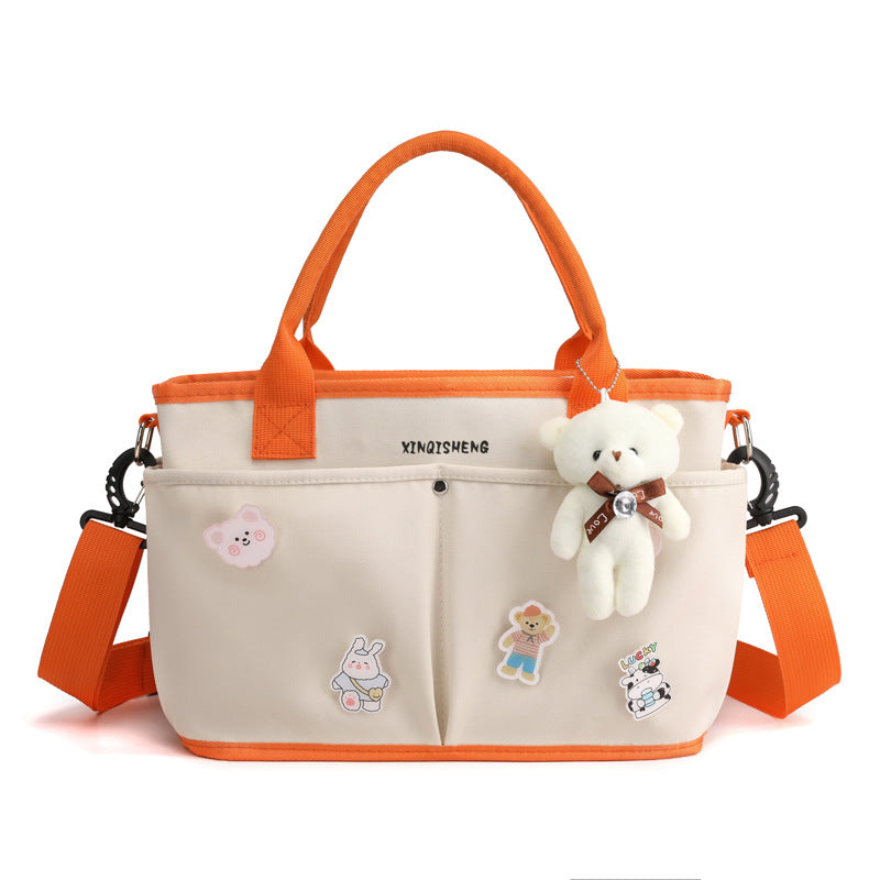 Multi-Taschen Blumenmuster Tote Bag Brehn