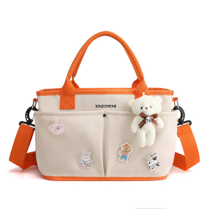 Multi-Taschen Blumenmuster Tote Bag Brehn
